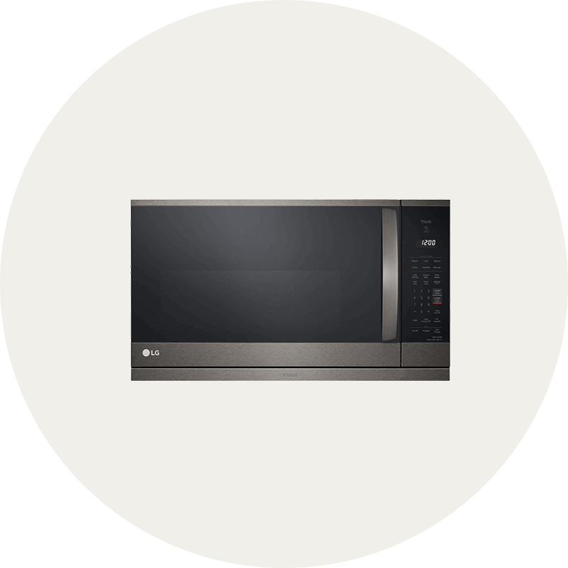 Image of an LG microwave